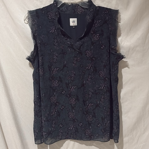 CAbi #3065 Evermore Flutter Sleeve Blouse Size Medium - Picture 5 of 8